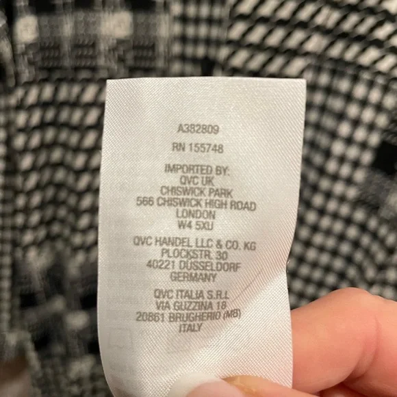 Attitudes by Renee Monochrome Patchwork Dress - Picture 6 of 7